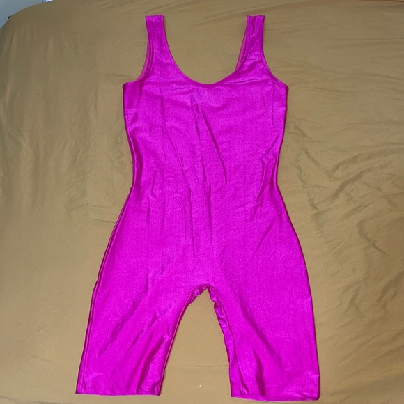 Charlotte Russe Pants - Charlotte Russe Vibrant Pink Jumpsuit (S)